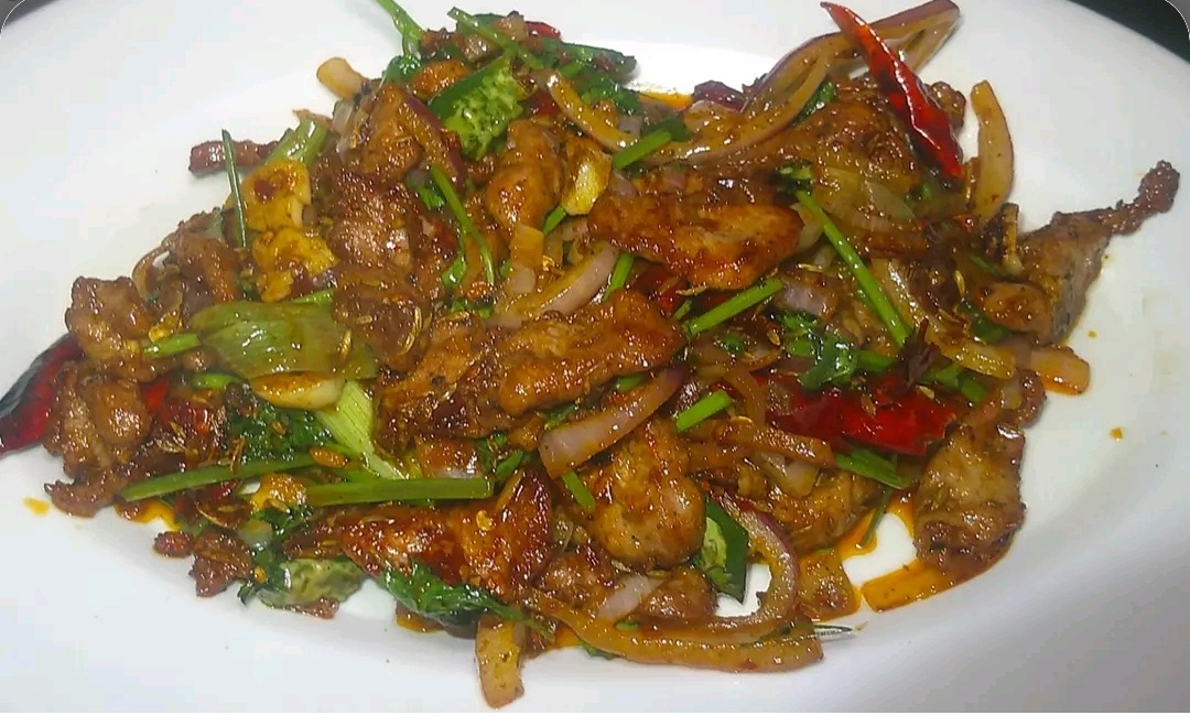 98A Hot and Spicy Mutton with Coriander
