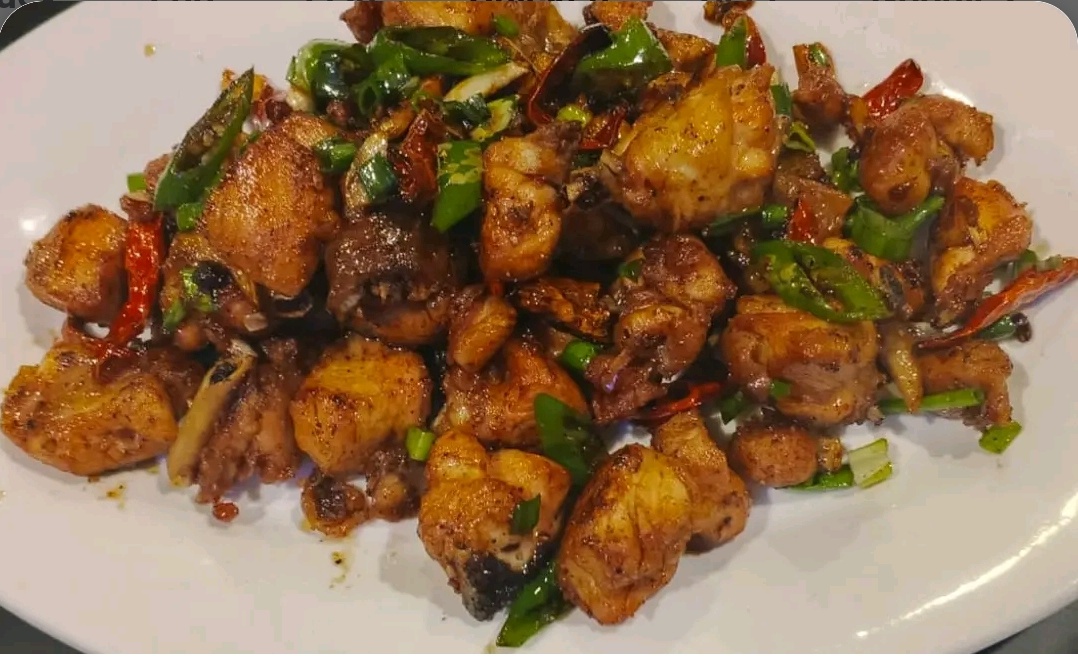 63A Chicken Chilies Dry (Sichuan Style) (Bone In)