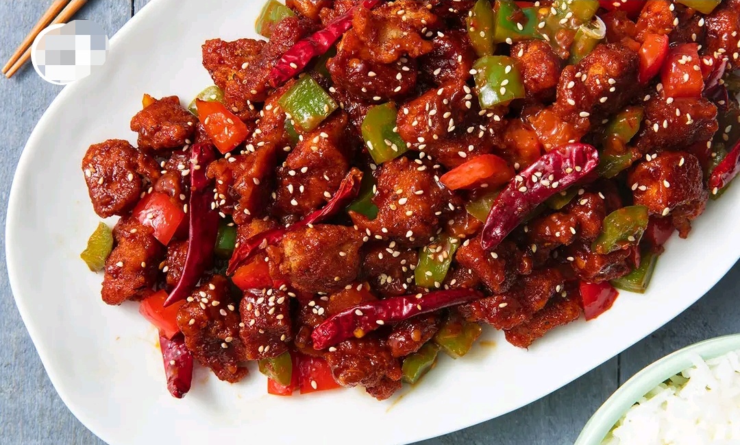 Chicken with Bell Peppers & Szechuan Hot Sauce