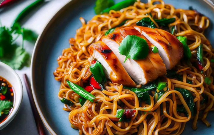 Noodles And Chicken