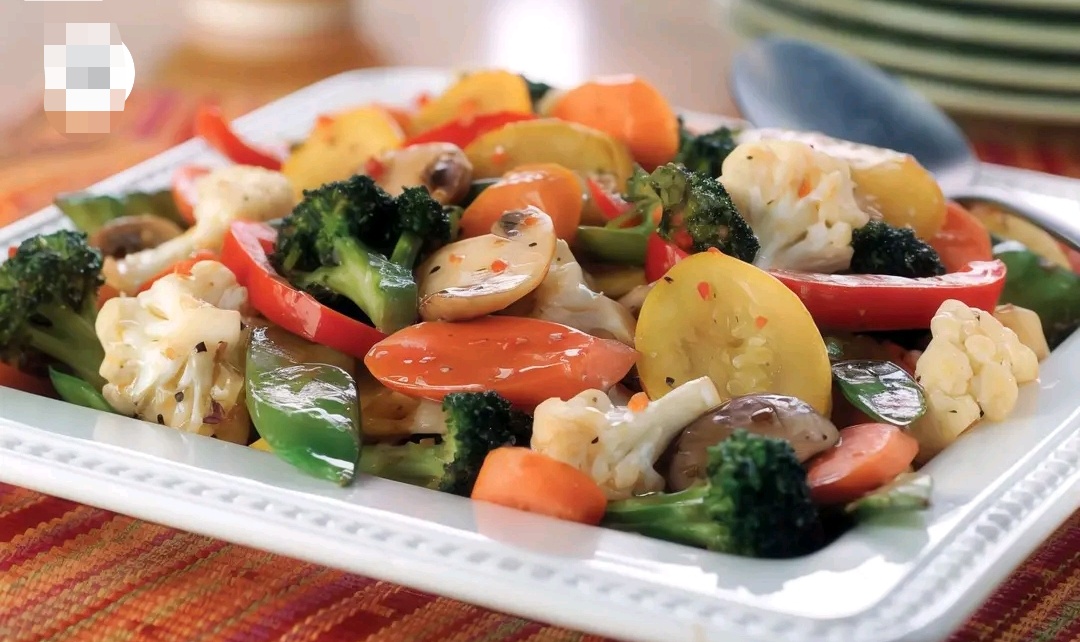 Almonds with Vegetables