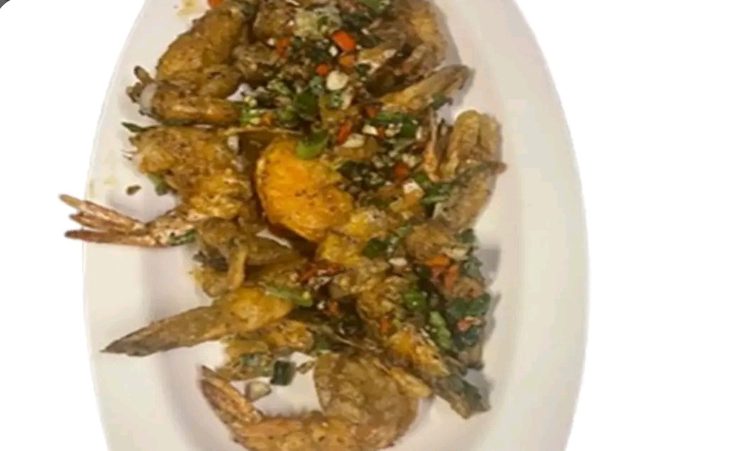42F Prawn Chilies Dry (Sichuan Style)
