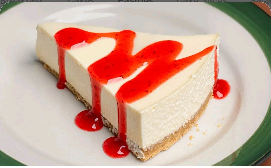 Baked Cheese Cake Slice