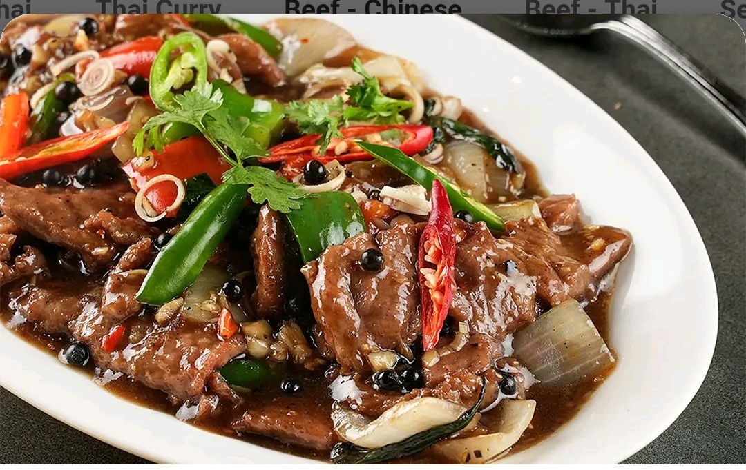 Spicy Beef Stir Fry - Nuea Phad Cha