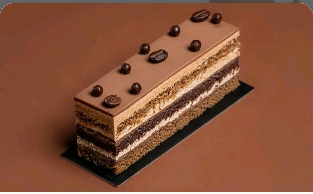 Coffee Caramel Crunch Pastry