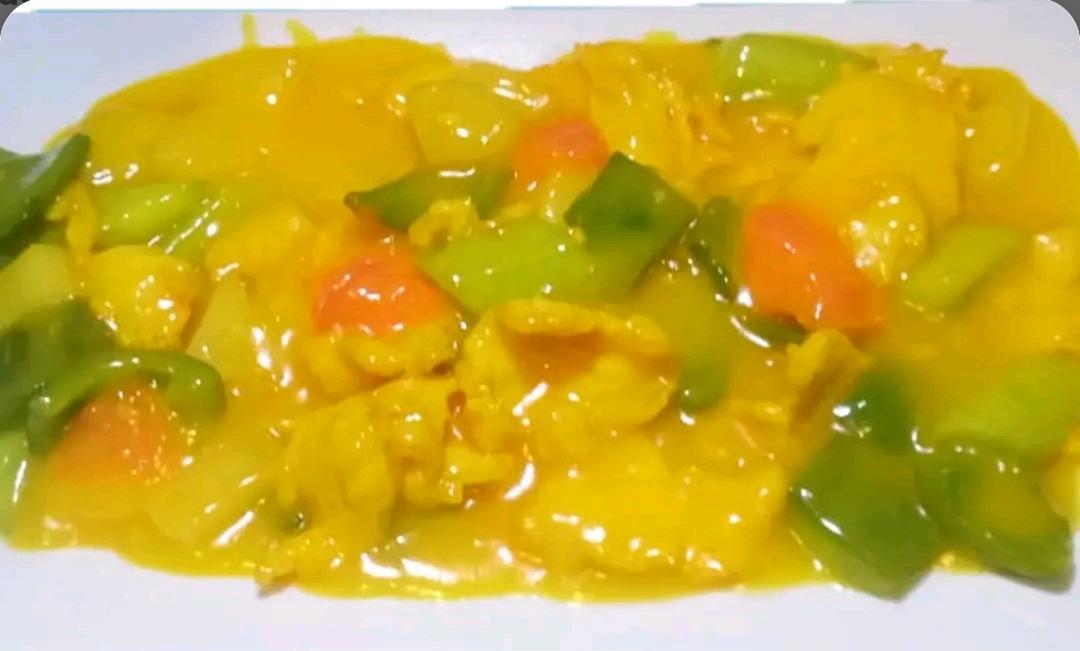 54 Chicken with Pineapple and Vegetables