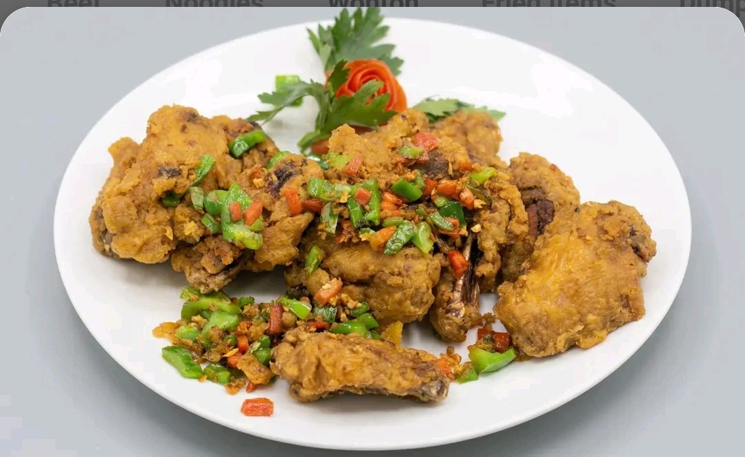 60B Pan Fried wings with Garlic