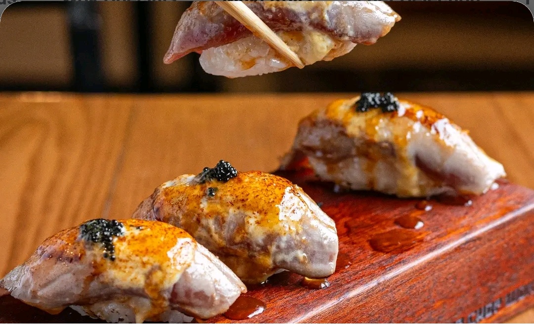 Torched Tuna nigiri